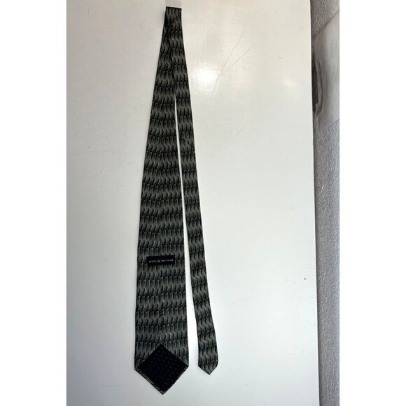 Men Silk Ties Set Of 3 - Classic Stripes & Geometric Patterns - Picture 10 of 10